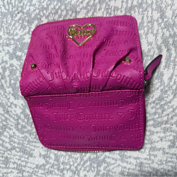 JUICY COUTURE Debossed Raspberry Speedy & matching card wallet - Picture 12 of 13